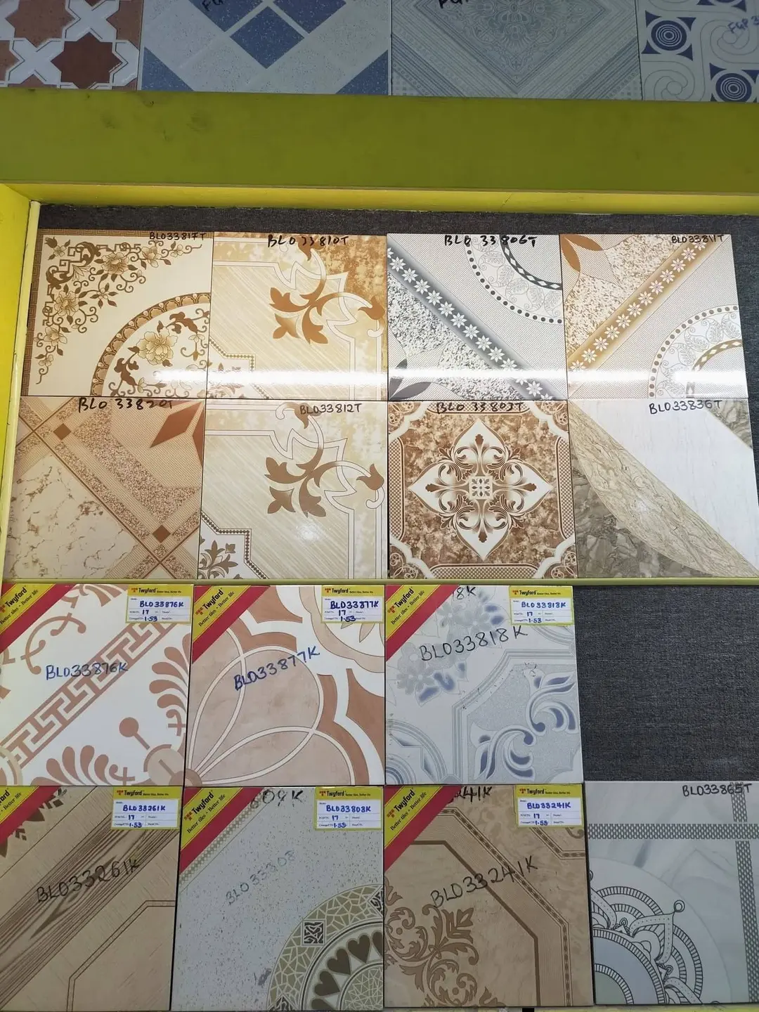 Tile sample